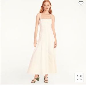 JCrew Button Down Cotton Poplin Maxi Dress